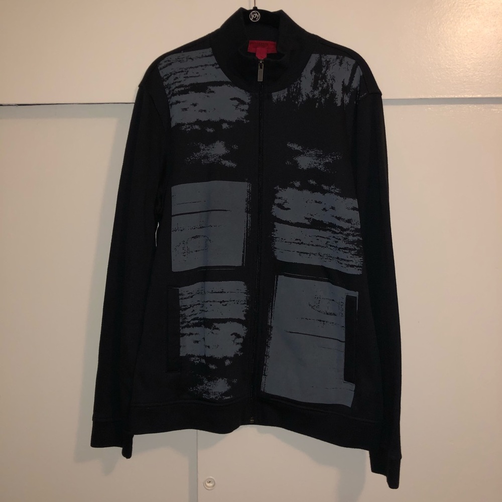 ALFANI SWEATER JACKET LARGE